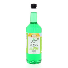 Wild Desert Jalapeño syrup for coffee made with 100 percent pure cane sugar 32 Fl Oz.